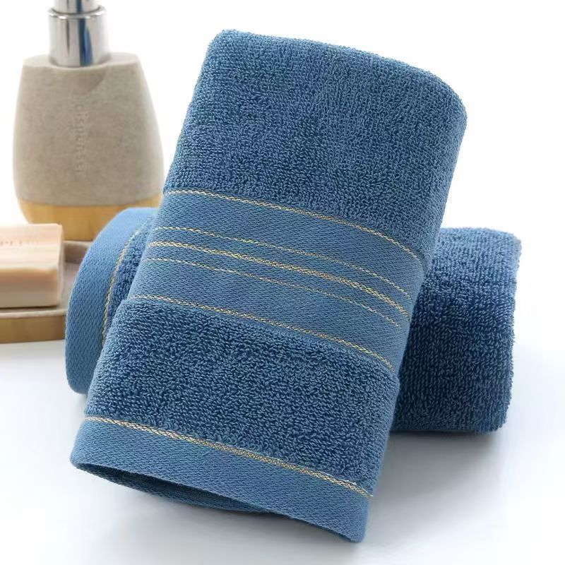 Absorbent Jacquard Polyester Cotton Towel, All-Cotton Class A Face and Bath Towel for Adults