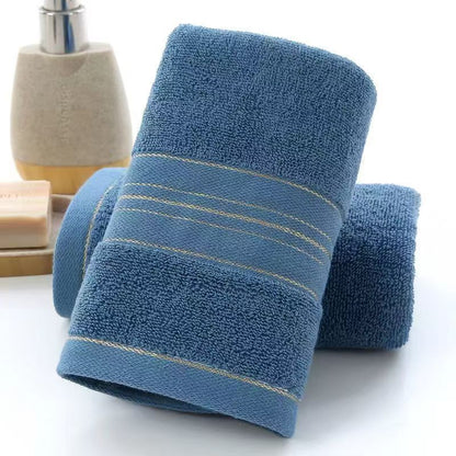 Absorbent Jacquard Polyester Cotton Towel, All-Cotton Class A Face and Bath Towel for Adults