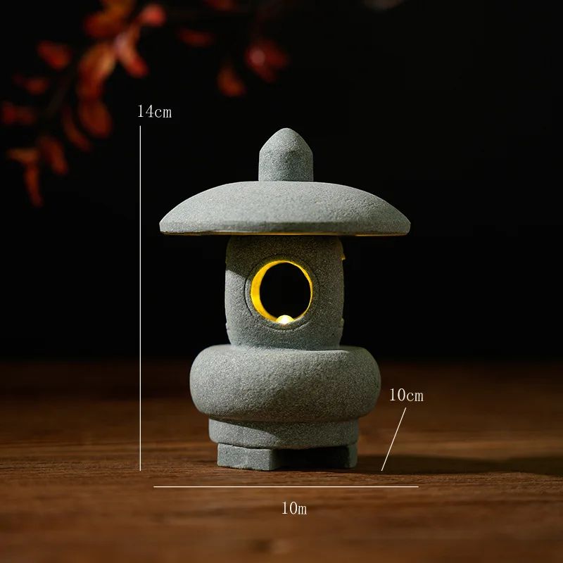Pagoda Lantern Garden Statue – Zen Landscape Decor for Yard, Bonsai & Aquariums