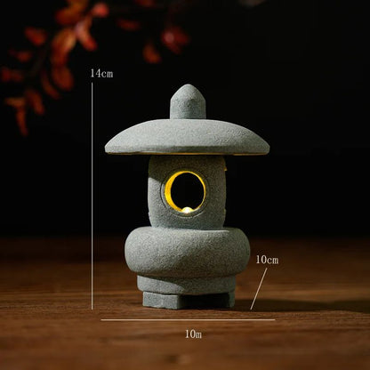 Pagoda Lantern Garden Statue – Zen Landscape Decor for Yard, Bonsai & Aquariums