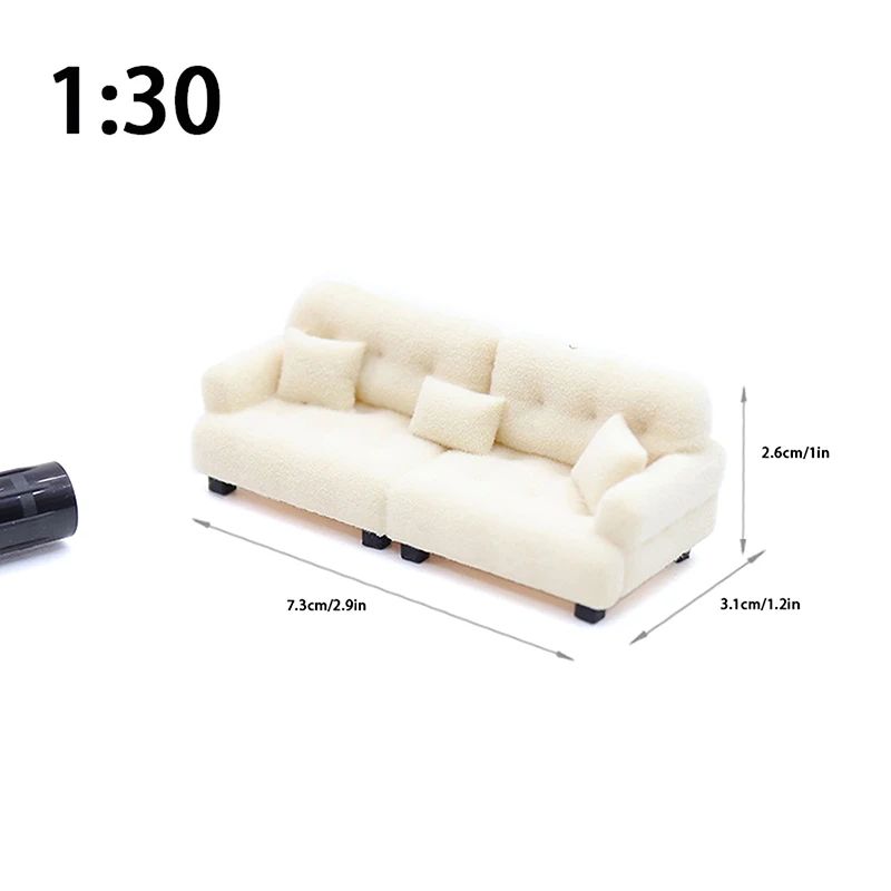 Miniature Living Room Sofa Toy for Dollhouse Accessories