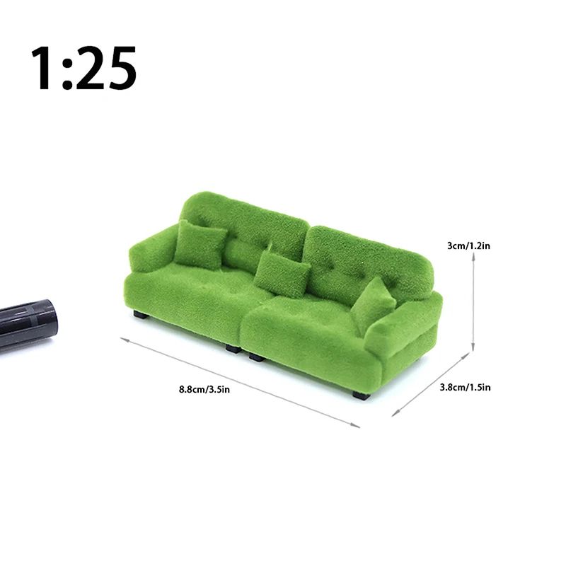 Miniature Living Room Sofa Toy for Dollhouse Accessories