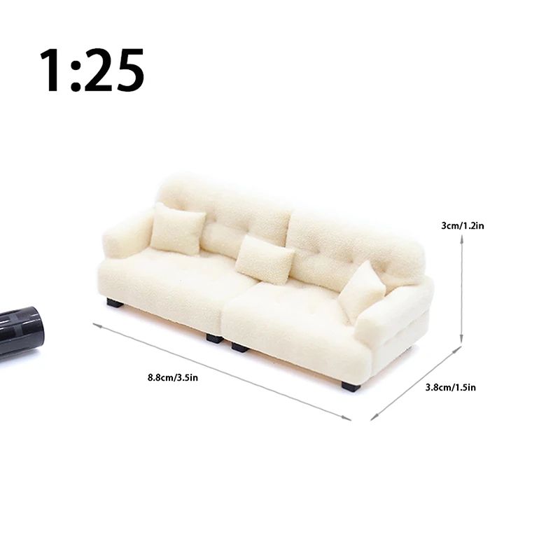 Miniature Living Room Sofa Toy for Dollhouse Accessories