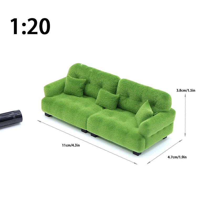 Miniature Living Room Sofa Toy for Dollhouse Accessories