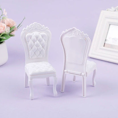 1 6 Scale Mini Dining Table and Chairs Set for BJD Dolls
