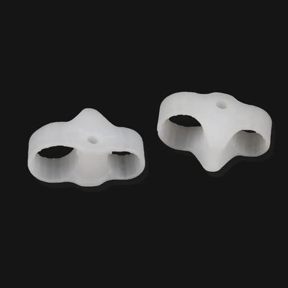 Silicone Two Hole Toe Separator Gel Foot Protector for Bunion Support