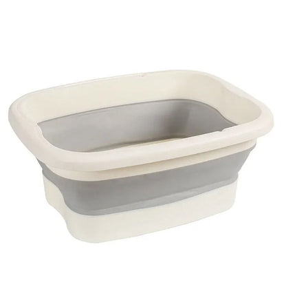 Foldable Footbath Massage Bucket Folding Basin for Spa and Pedicure Use