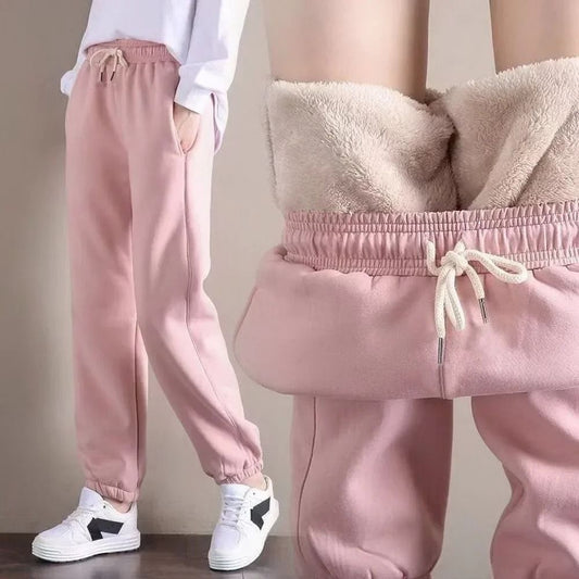 Women Winter Warm Leggings Thick Fleece Plus Size Casual Pants