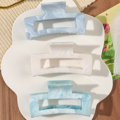 Medium Hair Claw Clips Strong Hold Matte Square Clips for Women and Girls