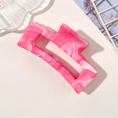 Medium Hair Claw Clips Strong Hold Matte Square Clips for Women and Girls