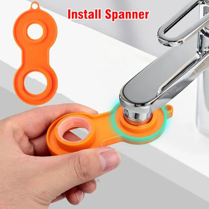 Universal 1080° Rotation Metal Faucet Sprayer Head - Kitchen & Bathroom Extender Nozzle