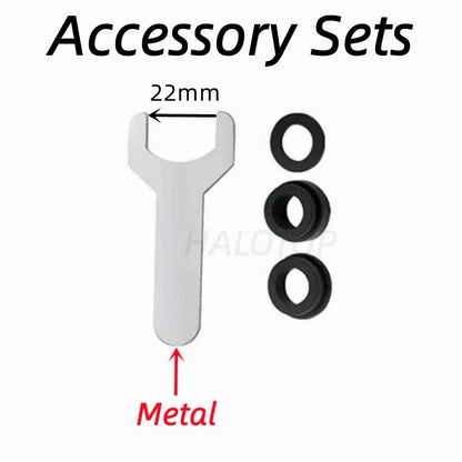 Universal 1080° Rotation Metal Faucet Sprayer Head - Kitchen & Bathroom Extender Nozzle
