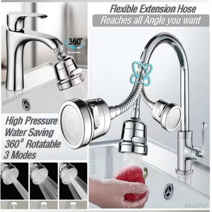 Universal 360° Swivel Water-Saving Kitchen Faucet Extender
