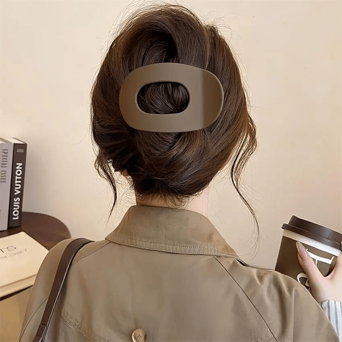 Elegant Matte Hair Claw Clip