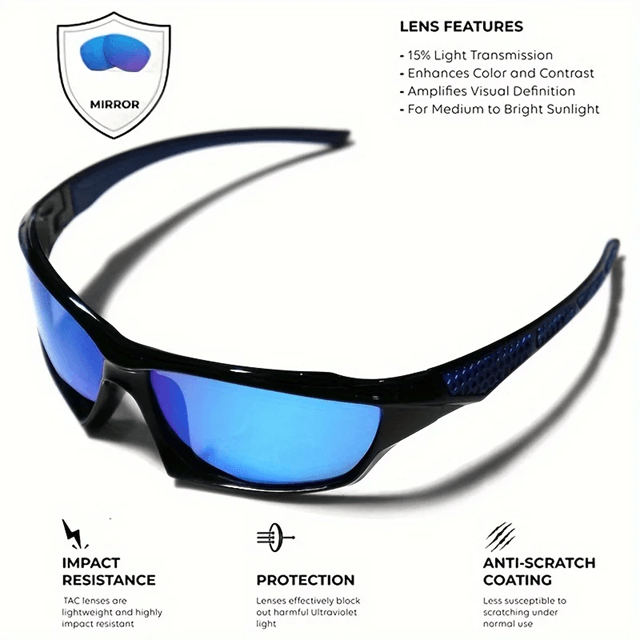 Lightweight Polarized Sports Sunglasses