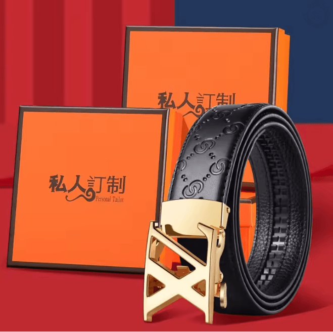 Mens Premium Leather Business Belt