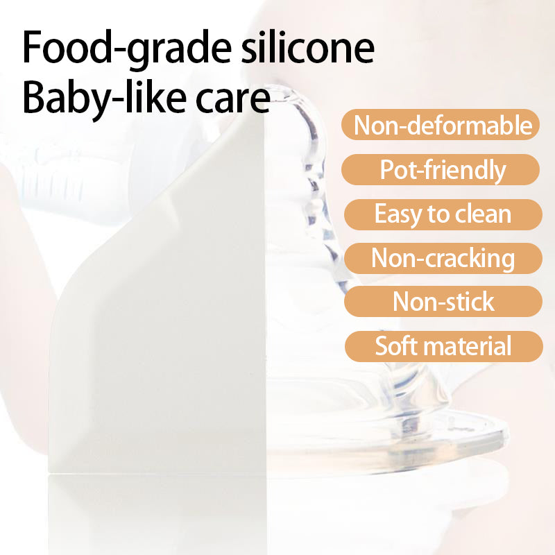 Kitchen Utensils Silicone Spatula Scraper, Non-stick Frying Pan, Heat Resistant Pancake Baking Scoop