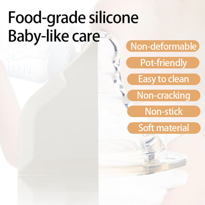Kitchen Utensils Silicone Spatula Scraper, Non-stick Frying Pan, Heat Resistant Pancake Baking Scoop