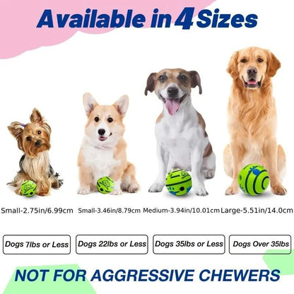 Interactive Giggle Ball Pet Toy for Dogs Mental Stimulation and Play