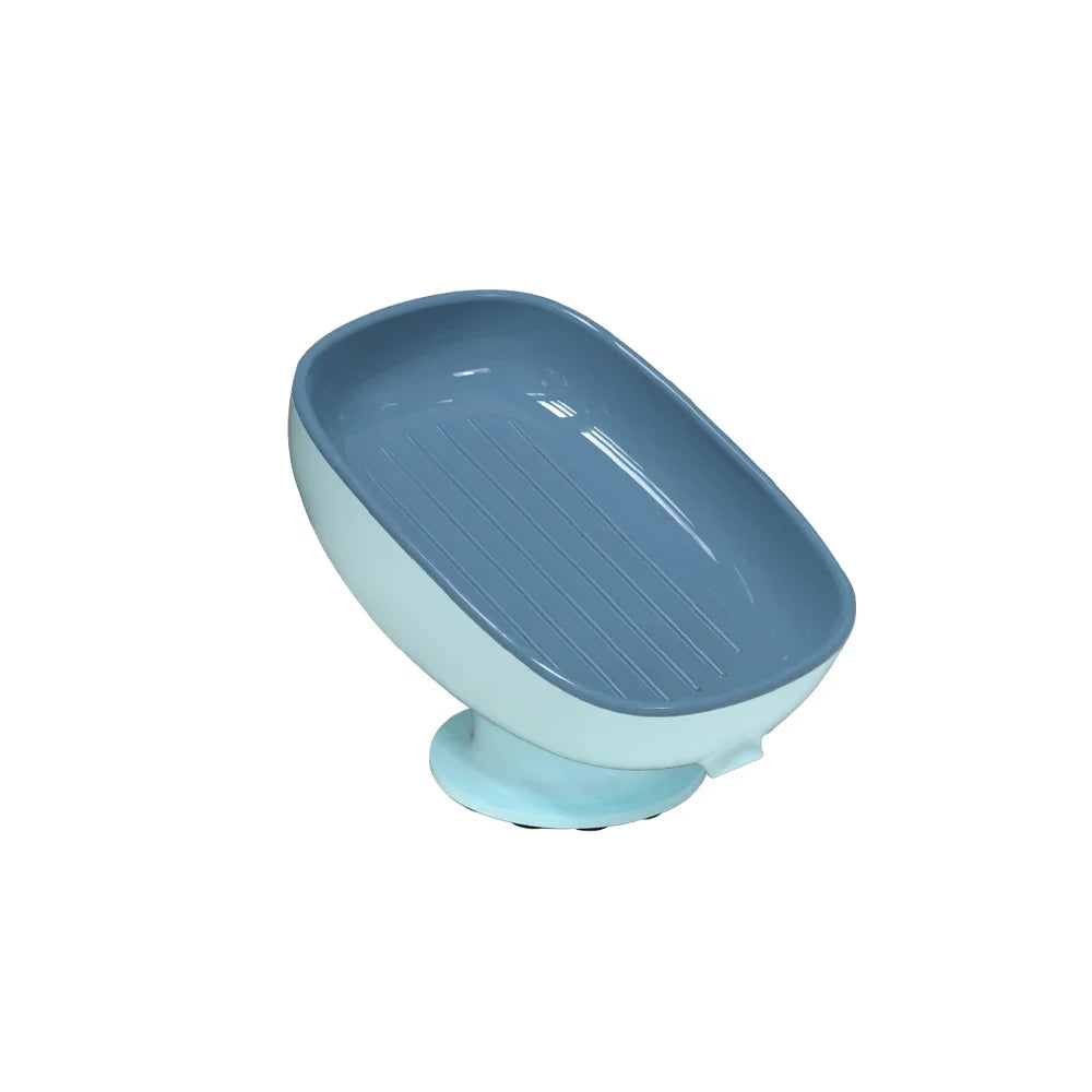 Bathroom Soap Dishes Holder with Self Draining Soap Box, Super Suction Soap Container for Bathroom Accessories