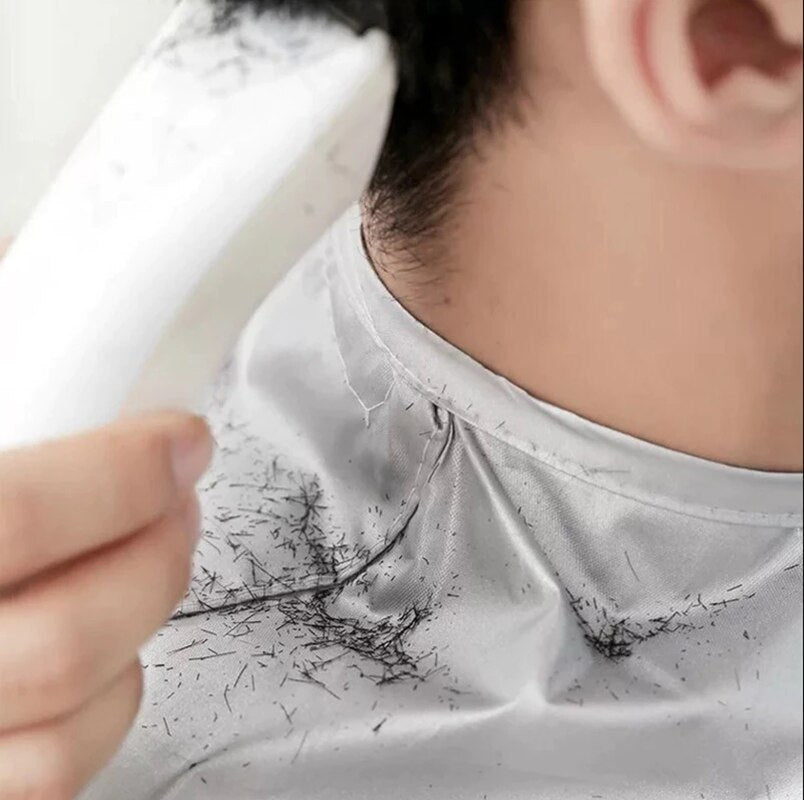 Adult Medium Size Haircut Cloak Cloth, Breathable Hair Dye Tool, Fold able Household Haircut Cloak