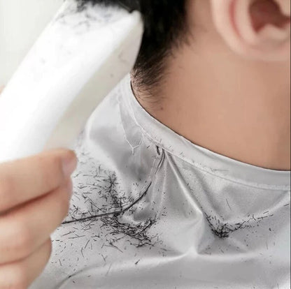 Adult Medium Size Haircut Cloak Cloth, Breathable Hair Dye Tool, Fold able Household Haircut Cloak