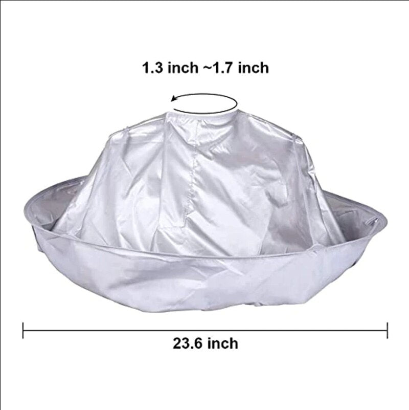Adult Medium Size Haircut Cloak Cloth, Breathable Hair Dye Tool, Fold able Household Haircut Cloak