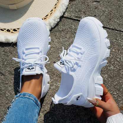 Comfortable And Lightweight Mesh Breathable Sneakers For Women Summer Shoes