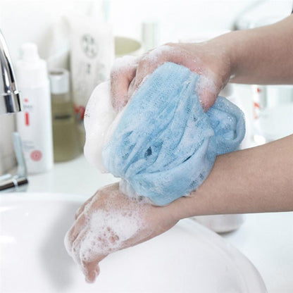 Body Cleaning Wash cloth, Soft Brush Shower Ball, Back Scrubber Set, Exfoliating Skin Towel, Bath Gloves
