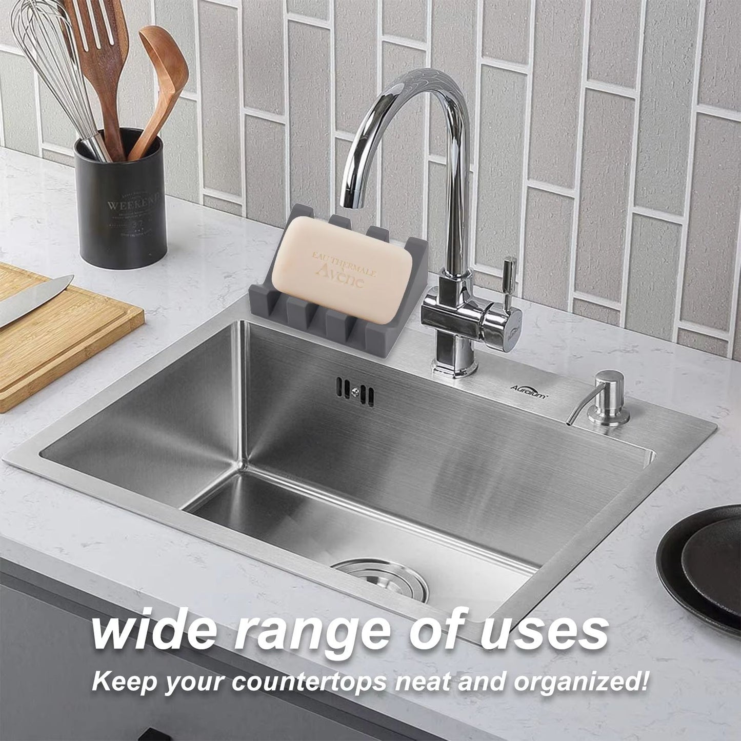 Silicone Drainage Soap Dish – Automatic Soap Rack for Bathroom, Non-Slip Soap Holder