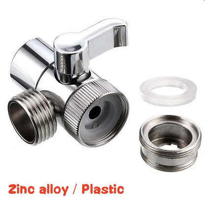 SmartSink Faucet Diverter Adapter - Kitchen & Bathroom Water Tap Connector