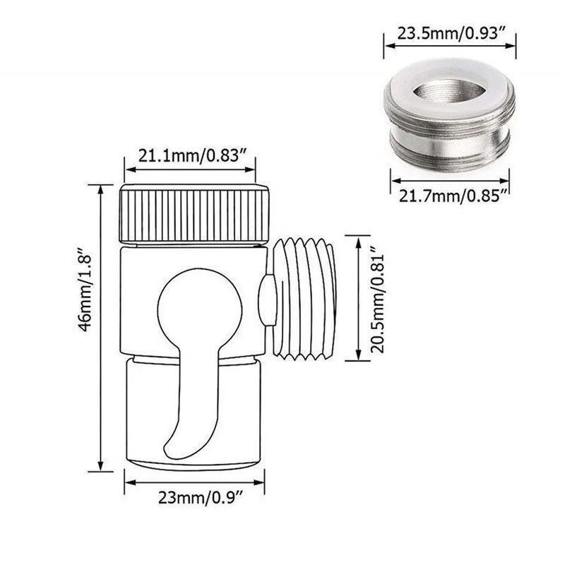 SmartSink Faucet Diverter Adapter - Kitchen & Bathroom Water Tap Connector