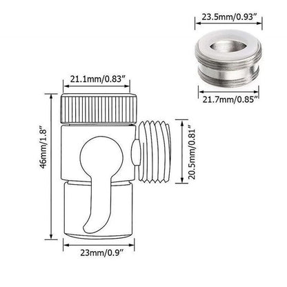 SmartSink Faucet Diverter Adapter - Kitchen & Bathroom Water Tap Connector