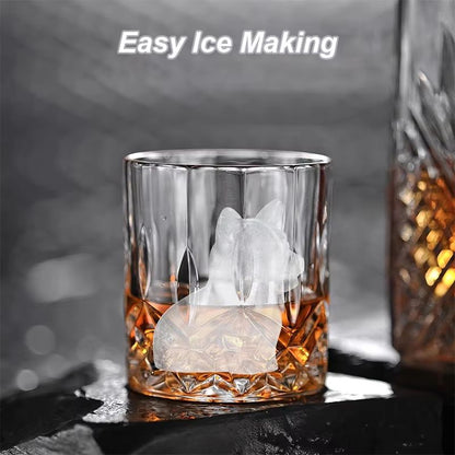 3D Corgi Silicone Ice Tray With Lid – BPA-Free Dog Shape Ice Mold for Cocktails & Drinks