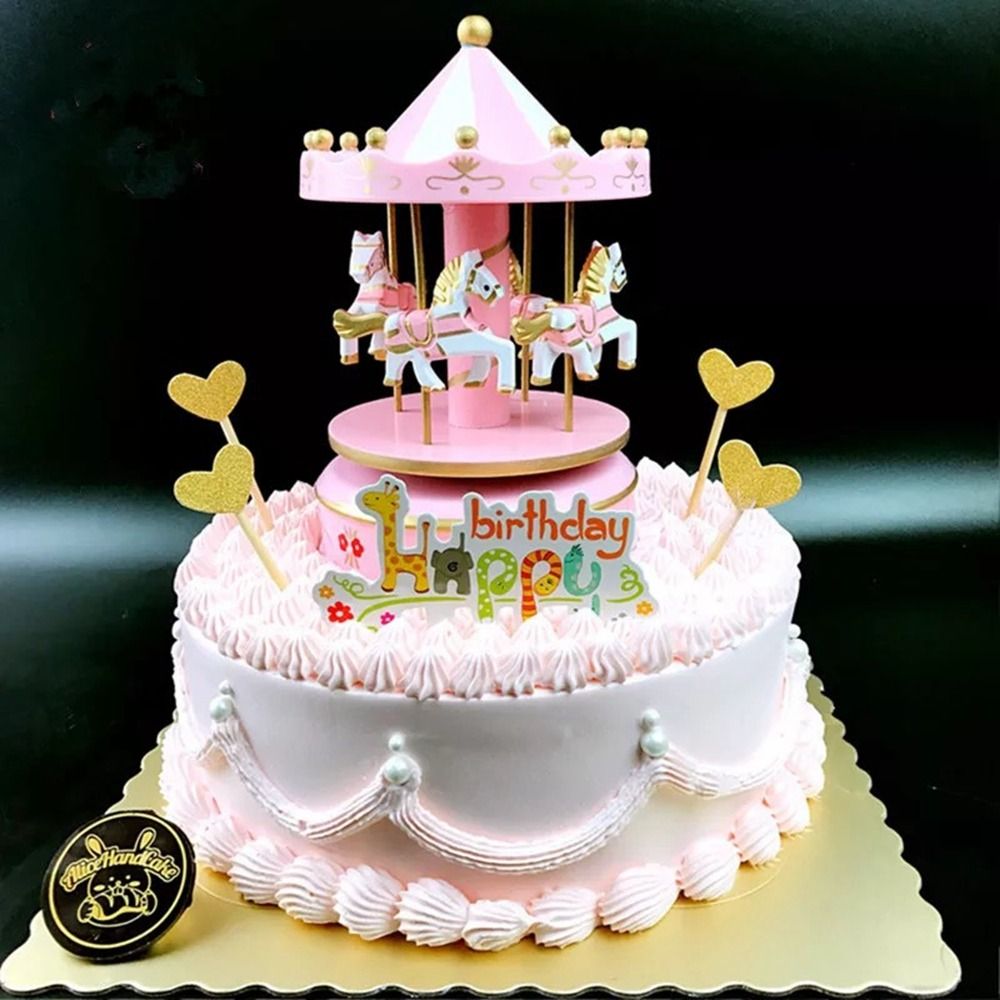Carousel Music Box, Easy Use Creative Fantasy Christmas Holiday Decor, Ferris Wheel Ornaments