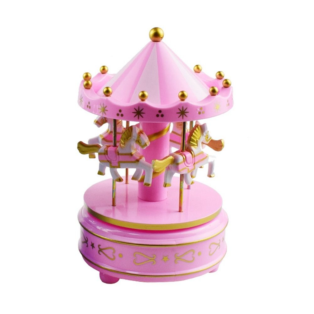 Carousel Music Box, Easy Use Creative Fantasy Christmas Holiday Decor, Ferris Wheel Ornaments