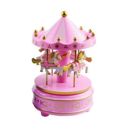 Carousel Music Box, Easy Use Creative Fantasy Christmas Holiday Decor, Ferris Wheel Ornaments