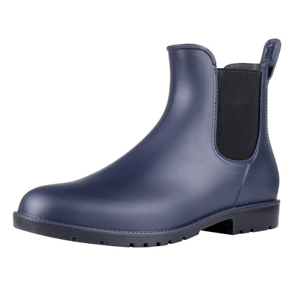 Waterproof Slip On Bebealy Womens Short Rain Boots Non-Slip Ankle Booties Garden Outdoor Boots