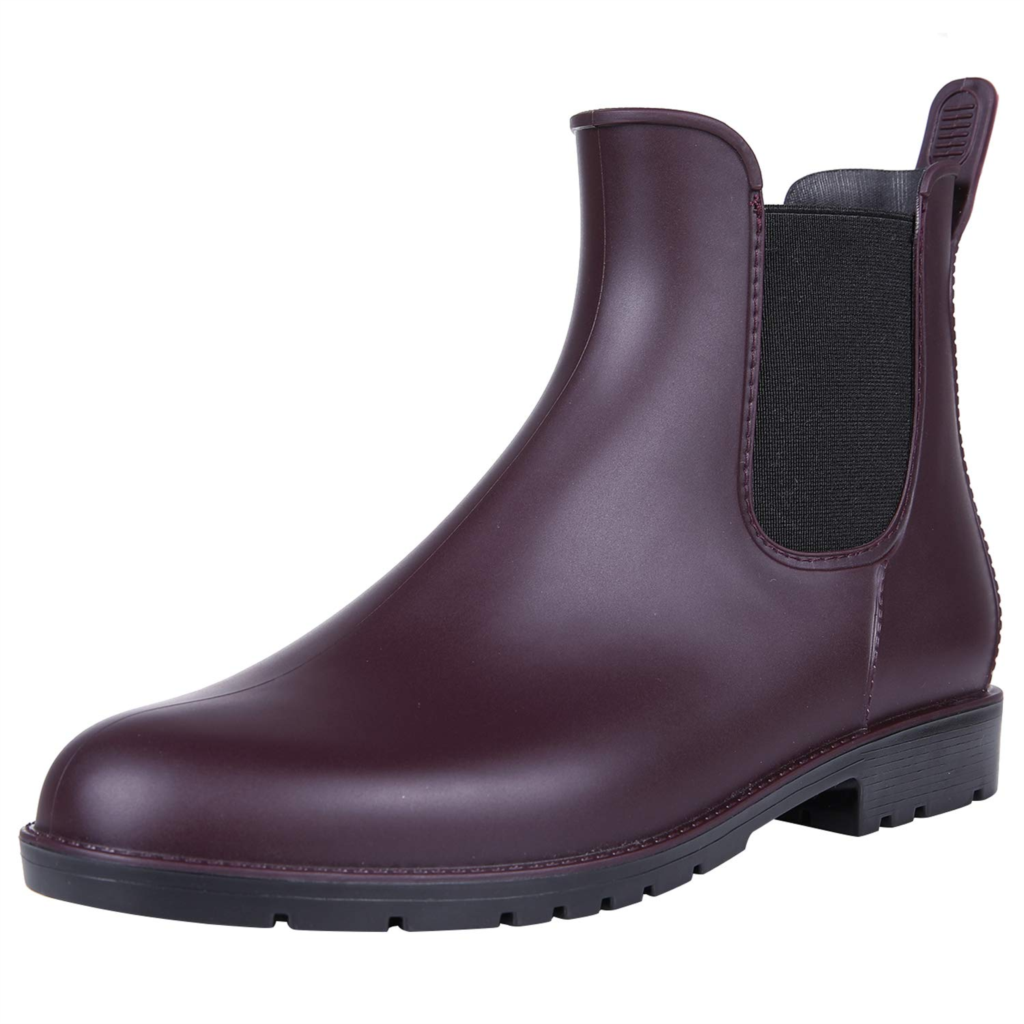 Waterproof Slip On Bebealy Womens Short Rain Boots Non-Slip Ankle Booties Garden Outdoor Boots