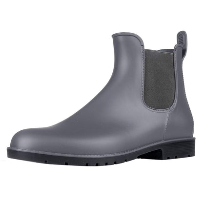Waterproof Slip On Bebealy Womens Short Rain Boots Non-Slip Ankle Booties Garden Outdoor Boots