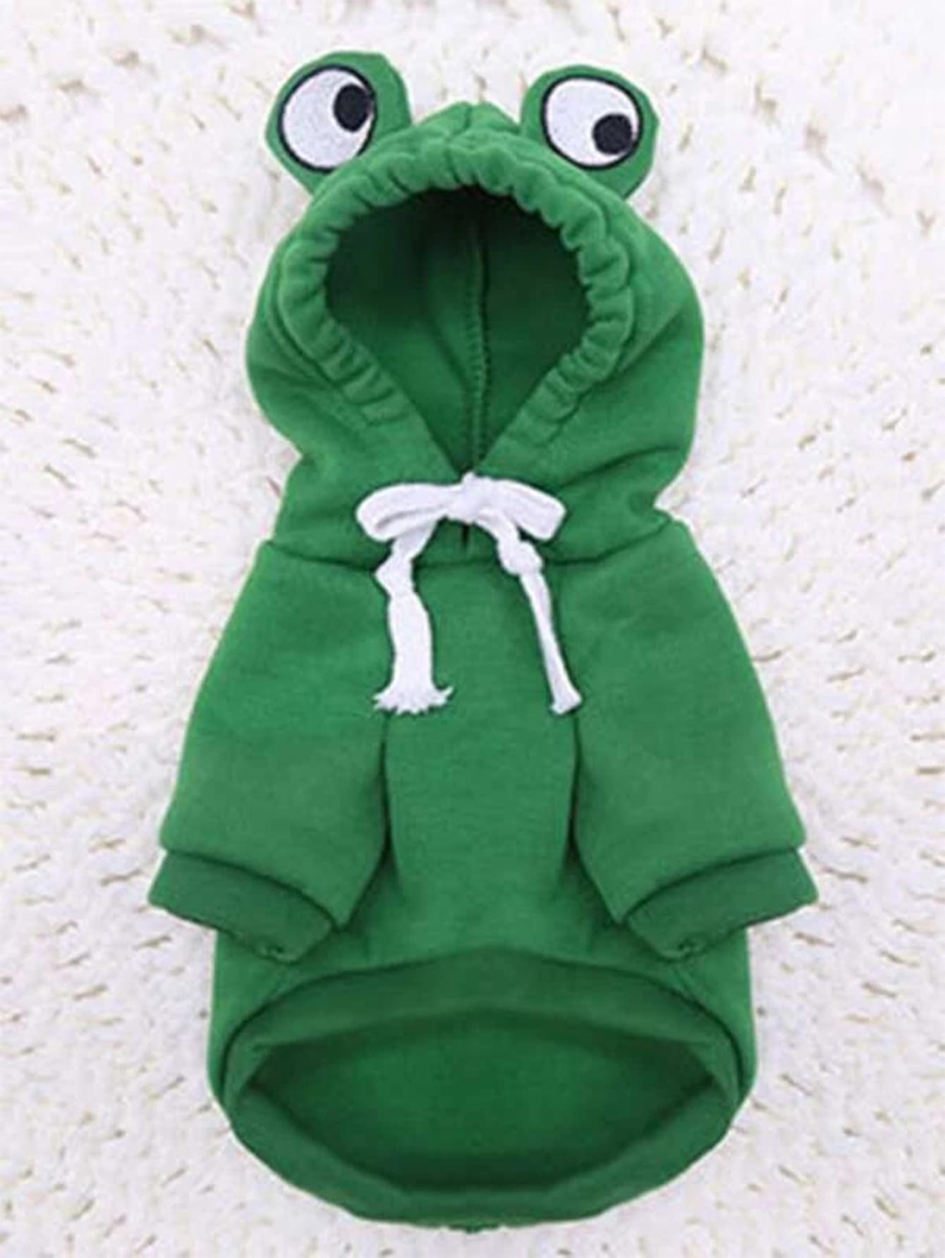 Cute Frog Pet Sweater, Green Dog Hoodie for Small Dogs, Fun Design, Keep Your Pup Cozy and Stylish