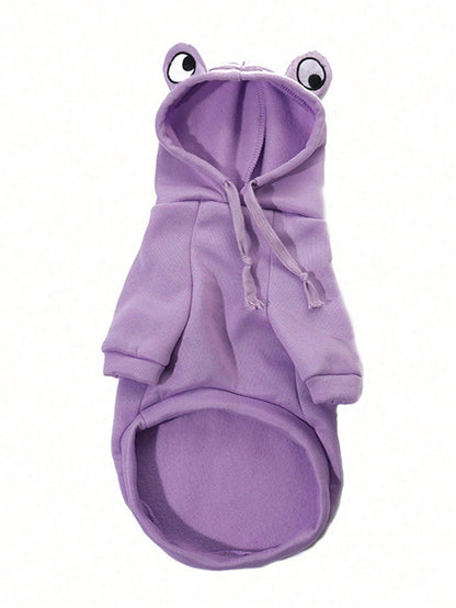 Cute Frog Pet Sweater, Green Dog Hoodie for Small Dogs, Fun Design, Keep Your Pup Cozy and Stylish