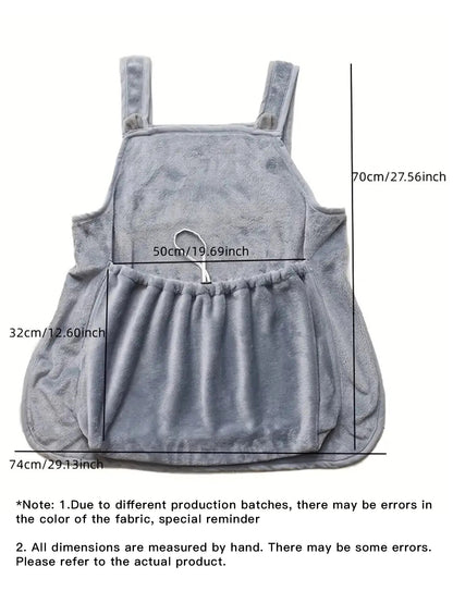Cozy Pet Carrier Apron, Ideal for Small Cats and Dogs, Outdoor Winter Travel, Cat Sleeping Features
