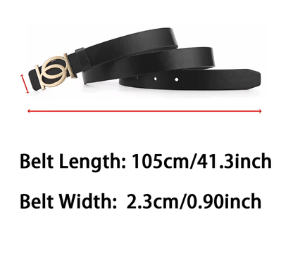 Womens Classic PU Leather Belt