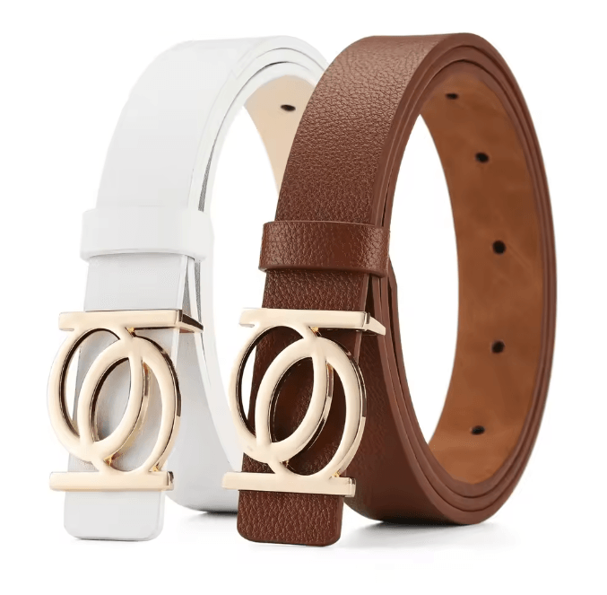 Womens Classic PU Leather Belt