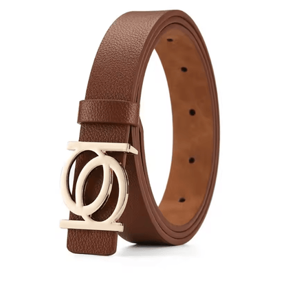 Womens Classic PU Leather Belt