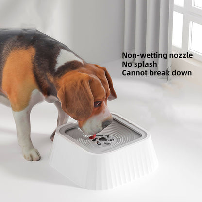 Non-Slip Spill-Proof Pet Water Bowl, Floating Design for Cats and Dogs
