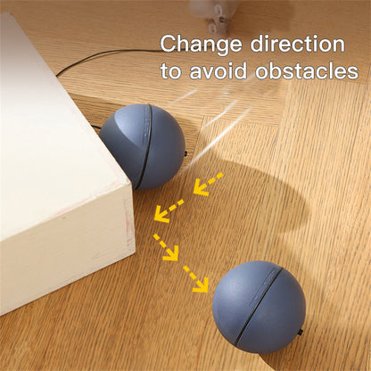 Battery-Powered Interactive Cat Toy Ball with Tracking Mouse - Automatic Rolling Teaser for Cats of All Breeds