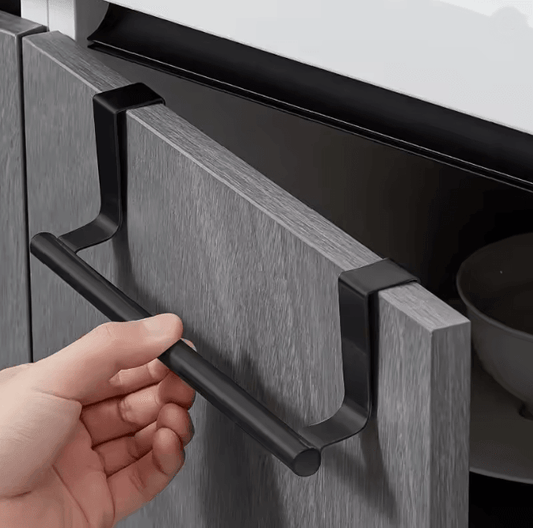 Over Cabinet Towel Rack Organizer