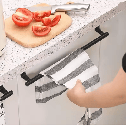 Over Cabinet Towel Rack Organizer